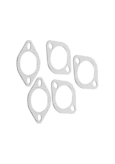 Reedark 5 Adet 2.5 İnç Galvanizli Exhaust Manifold Flange Yatağı, 2-bolt, Grafit Kaplı, Anti-rust, Eşleşme Ortağı, Uzun Ömürlü