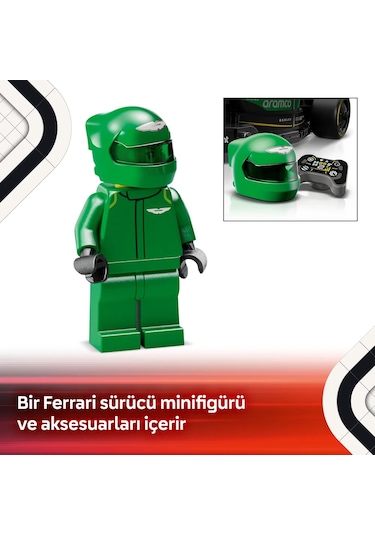 LEGO® Speed Champions KICK Sauber F1® Team C44 Yarış Arabası 77247 - 10 Yaş ve Üzeri Çocuklar için Yaratıcı Oyuncak Yapım Seti (259 Parça)