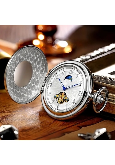 Köstekli Saat Kurmalı Gümüş Renk 710024