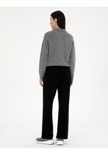 Pierre Cardin Kadın Siyah Pantolon Triko 50290571-vr046 Siyah