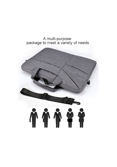 ST02S 14.1 inç Dizüstü Bilgisayarlar İçin Tek Omuz Çantası Pembe 14.1 inch