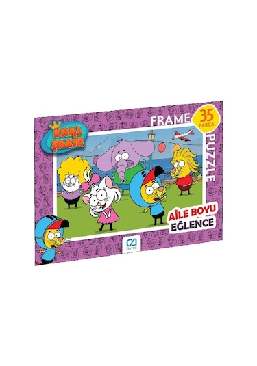 Yapboz- Ca.5049-50 Kral Şakir Frame Puzzle 35-1-2