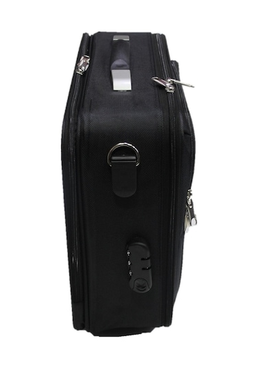 Kasalı Evrak Çantası Fonksiyonel Tasarım Şifreli El Çantası Cepli