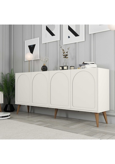 Variant Lyon Konsol - Krem / Ceviz