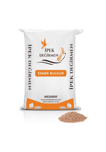 İpek Değirmen Çiğ Köftelik Bulgur Doğal İnce Esmer Köy Bulguru 3 KG