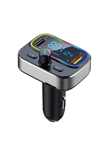 Willowhaven Bt66 Araba Bluetooth Fm Verici Bluetooth Mp3 Çalar-gri