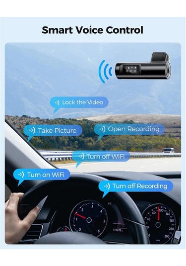 M330 Full Hd Araç Kamerası Wifi, G Sensör Ve Gece Görüş Siyah Azdome Türkiye Garantili