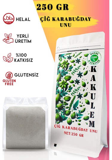 Kakulem Glutensiz Çiğ Karabuğday Unu 250 G