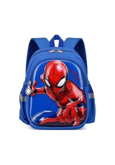 Daheng3 Örümcek Adam Sırt Çantası Çocuk Okul Çantası Karikatür Anime Sırt Çantası Kız Erkek Anaokulu Schoolbag Çocuklar Hediye Mavi