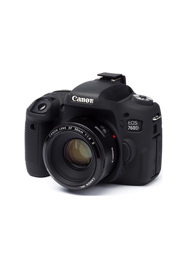 Easycover Canon 760D Silikon Kılıf Ecc760Db (Siyah)