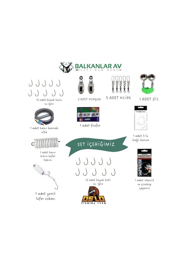 Balkanlar Av Tam Takım 300cm Göl Ve Deniz Olta Seti