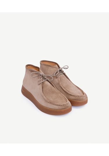 Yargıcı Kauçuk Tabanlı Süet Bot 25keay4003x 209 Bej