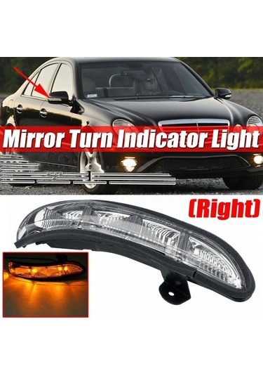 Dinosaurs Mercedes W211 W221 07-11 Için Araba Sağ Kapı Ayna Dönüş Sinyali Işık