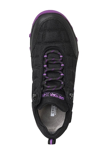 Greyder 00171 Kadın Siyah Mor Su Geçirmez Ayakkabı-13-siyahmor Siyah - Mor