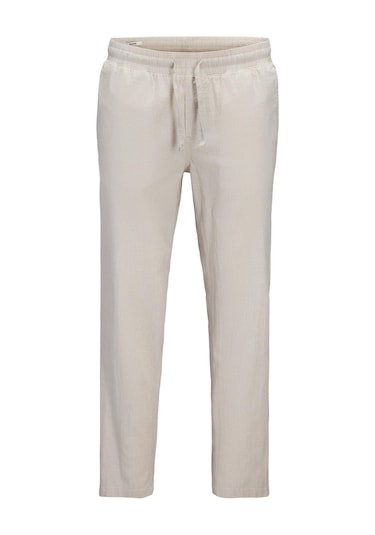 Jack & Jones Erkek Keten Karışımlı Jogger Pantolon - Ace Breeze Krem Jack & Jones Erkek Keten Karışımlı Jogger Pantolon - Ace Breeze Krem