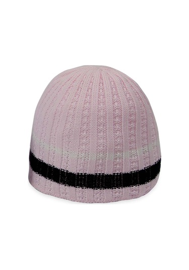 Bay Şapkacı Kız Bebek Triko Bere Pembe 1325-0-1 Yaş-Pembe