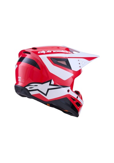 Alpinestars Sm3 Heath Off-road Kaskı Kırmızı Siyah Kırmızı - Siyah