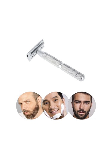 Mufunye Klasik Paslanmaz Çelik Tıraş Bıçağı - Uzun Saplı, Şık Ve Dayanıklı