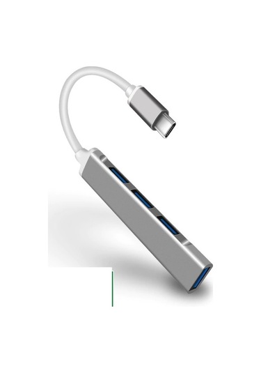 Usb C Hub 3.0 Tip C 4 Portlu Çoklu Usb Ayırıcı Adaptör Otg Huaweı Xiaomi Macbook İçin