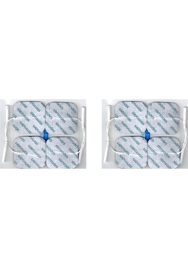 Stimrodes 5 x 5 CM Kablolu Kare Tens Pedi 2 x 4'lü