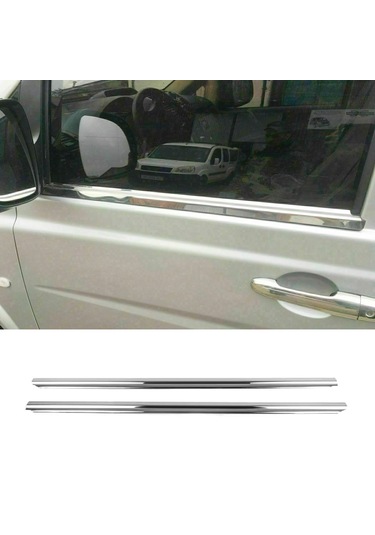 Mercedes Vito W639 Krom Cam Çıtası 2 Prç P.çelik 2003-2014 Arası
