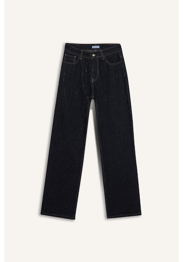 Defacto Relax Fit Düz Paça Jean Pantolon G3204ax25aunm26 Lacivert Defacto Relax Fit Düz Paça Jean Pantolon G3204ax25aunm26 Lacivert