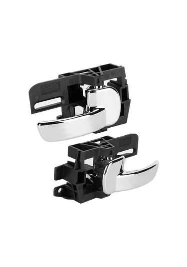 2 Adet Krom İç Kapı Kolu Sol Ve Sağ 80671 Jd00e 2004-2007 Nıssan Qashqaı İçin Uygundur