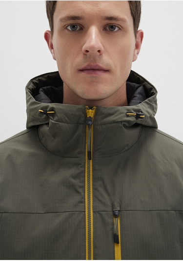 Mavi - Yeşil Ceket 0110606-88487 Yeşil