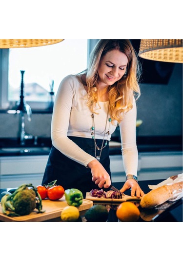 3 Cepli Kemer Önlüğü - Garson Garson Kısa Önlük Siyah Diğer