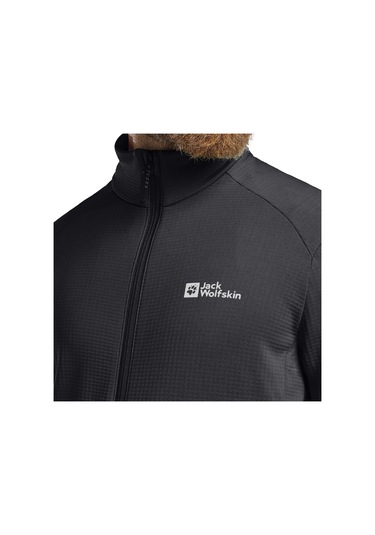 Jack Wolfskın Jack Wolfskin Kolbenberg Fz Erkek Gri Polar Ceket 6350 Antrasit