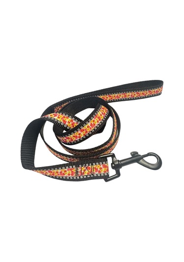 Nunbell Reflektörlü, Splash Köpek Gezdirme Tasması 2 Cm X 120 Cm Çok Renkli