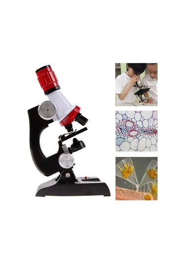 Techtic 100x-1200x Eğitici Mikroskop Kiti Zoom Science Led Işıklı