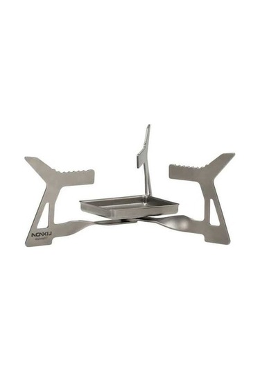 Bloomnest Lixada Katlanabilir Kamp Sobası Ultra Titanyum, 14g Hafif Gümüş Alkol, Td Gümüş Gümüş