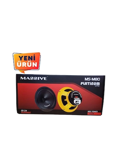 Massive 20CM 450Watt 175 Rms İki Adet