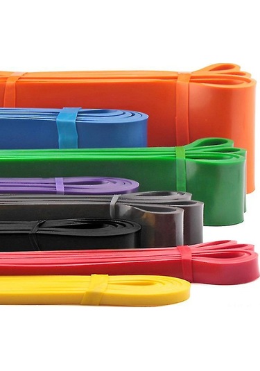 Teltree 4 Adet 2m Esnek Lateks Tpe Egzersiz Direnc Bandı Seti - Pull-up Yardımcı, Vücut Gücü Ve Dayanıklılık Egzersizleri İçin