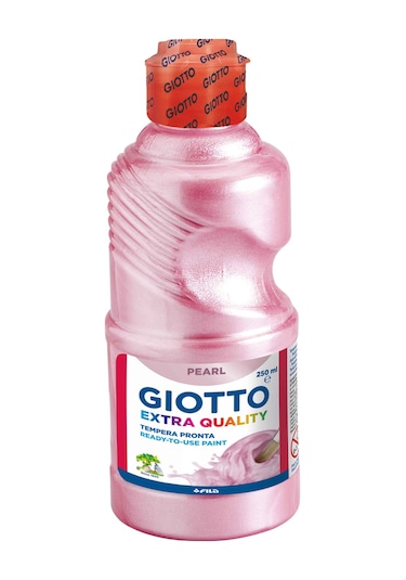Giotto Pearl Paint Tempera Guaj Boya 250 Ml. Inci Pembe İnci Pembe