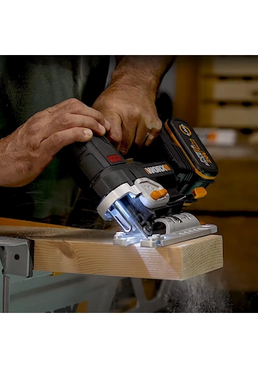 Worx WX542 20Volt Tek Akülü Profesyonel Kömürsüz Şarjlı Dekupaj Testere