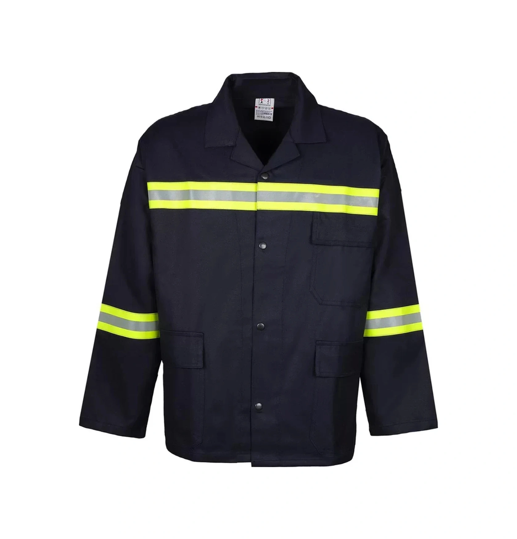 Alev Almaz İş Güvenliği Takımı Yangın Giysisi 10031 Projacket Koruma Smy Yüksek Lacivert