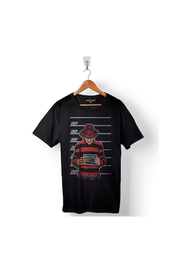 Freddy Krueger Olağan Şüpheliler Baskılı Tişört Unisex T-shirt 001