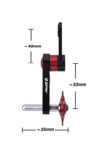 Yaozixa Alüminyum Foldable Bisiklet Stabilizatörü - Tek Vites Dönüştürücü Zincir Kayması Önleyici Mtb Ve Outdoor Bisikletler İçin Çok Renkli