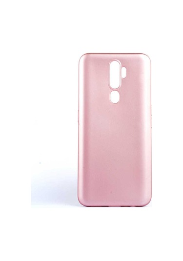 Oppo A9 2020 Kılıf Zore Premier Silikon Kapak Rose Gold