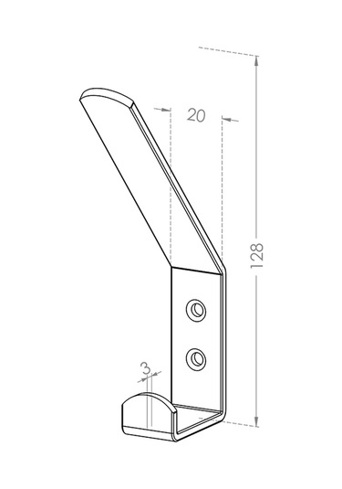 Dekoratif Gümüş Portmanto Askı Çelik - Metal Vestiyer Mont Çanta Ceket Şapka Eşya Askısı