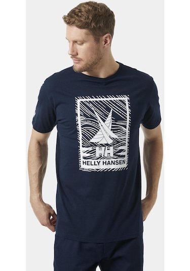 Helly Hansen Shoreline 2.0 Erkek T-shirt-27993-lacivert Lacivert