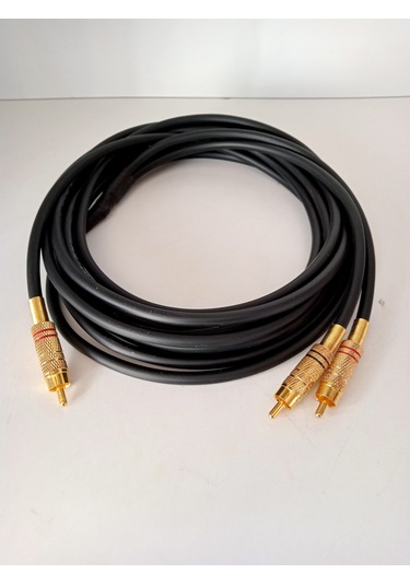 Amfi Rca Kablosu - 1 Giriş 2 Çıkış Teyp Subwoofer Çıkış - 5 Metre