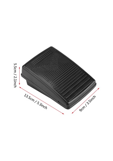 Xiyyadms Dikiş Makinesi Ayak Pedalı - Plastik Yapılı, Ev Tipi Dikiş Makineleri İçin Siyah