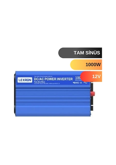 Lexron 1000 W Watt 12v Tam Sinus İnverter