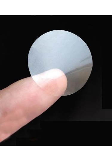 1000 Adet 3 CM Şeffaf Etiket Kutu Kapatma Ağız Kapatma Sticker
