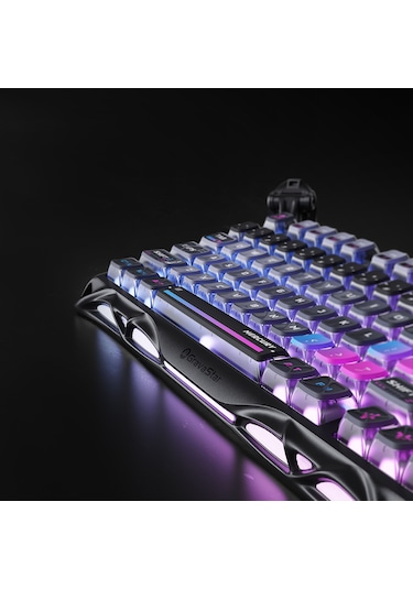 Gravastar Mercury K1 Pro Rgb Kablosuz Mekanik Gaming Klavye, Alüminyum Çerçeveli, İngilizce Q, Galax