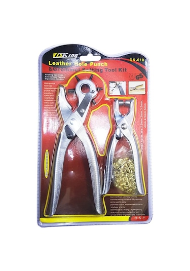 Ikili Kemer Delme Ve Perçin Atma Pensesi Seti Yedekli