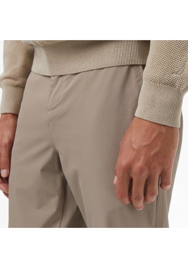 Nautica Erkek Bej Classic Fit Kazak-11578 Bej